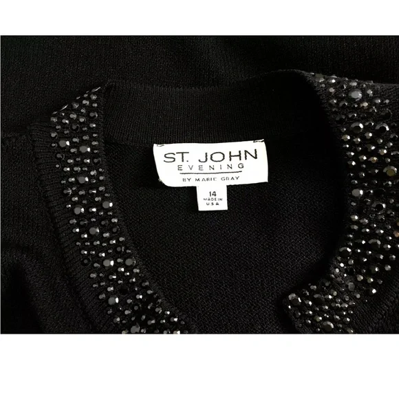 St. John Evening women's knit jacket/blazer size 14 Vintage